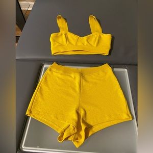 Zara Shorts and Crop Top